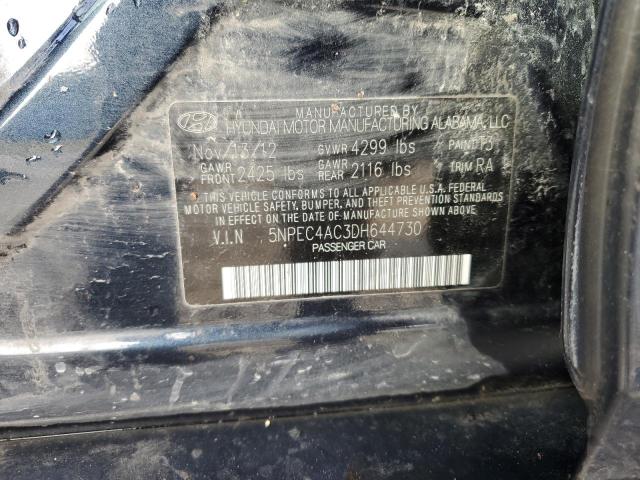 Photo 12 VIN: 5NPEC4AC3DH644730 - HYUNDAI SONATA SE 