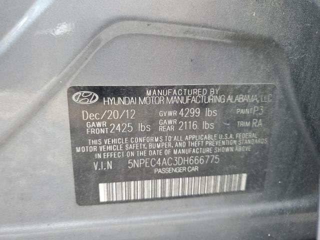 Photo 11 VIN: 5NPEC4AC3DH666775 - HYUNDAI SONATA SE 