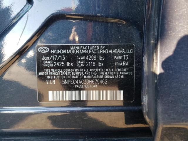 Photo 11 VIN: 5NPEC4AC3DH679462 - HYUNDAI SONATA 