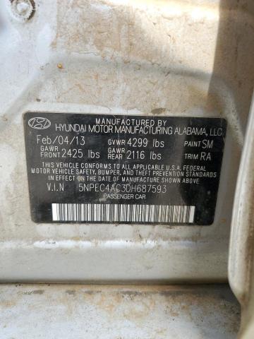 Photo 11 VIN: 5NPEC4AC3DH687593 - HYUNDAI SONATA 