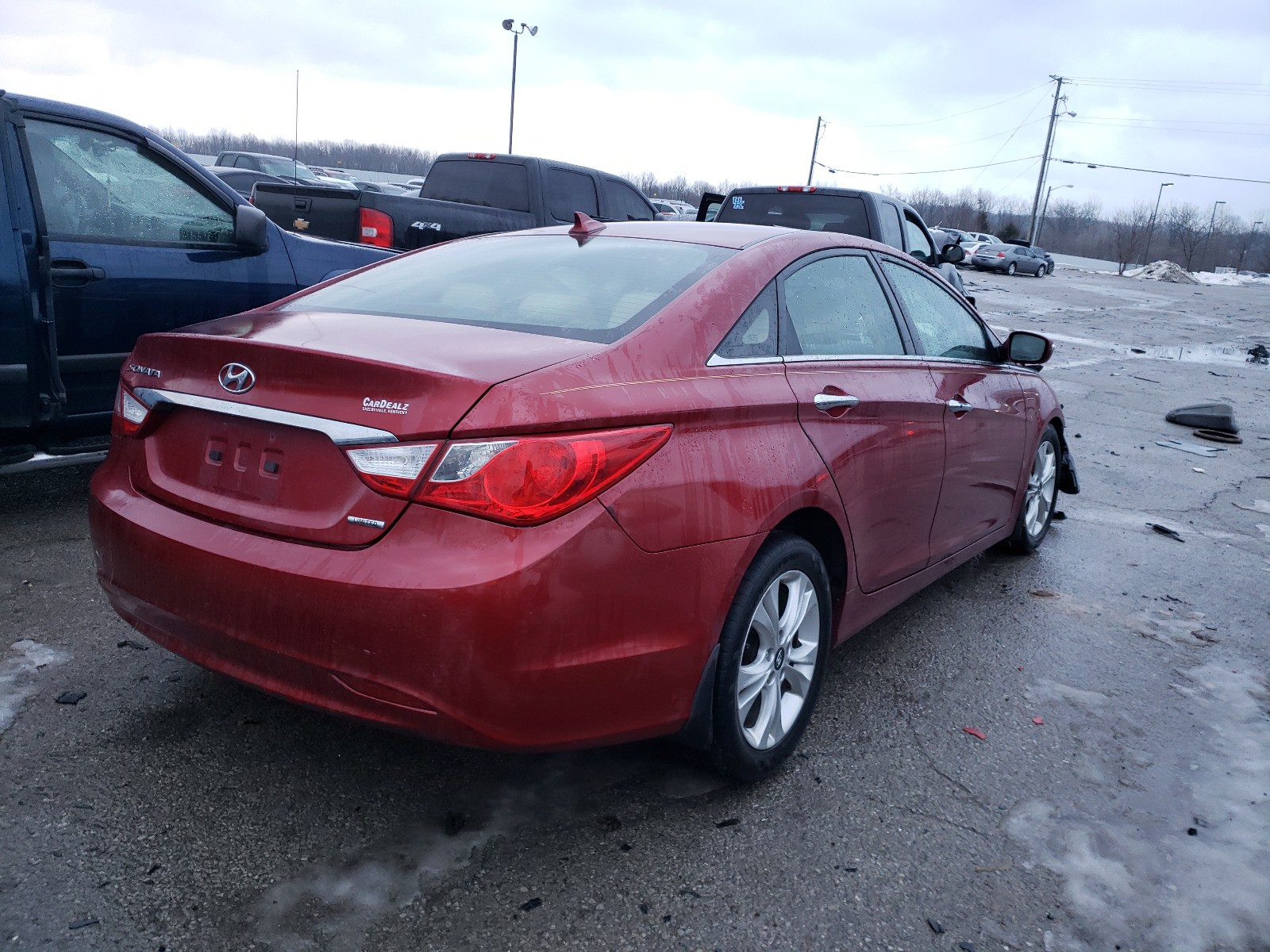 Photo 3 VIN: 5NPEC4AC3DH734122 - HYUNDAI SONATA SE 