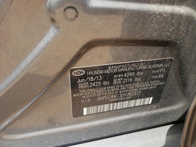 Photo 9 VIN: 5NPEC4AC3DH767377 - HYUNDAI SONATA SE 