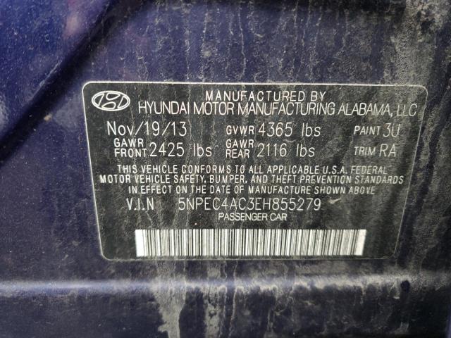 Photo 9 VIN: 5NPEC4AC3EH855279 - HYUNDAI SONATA SE 