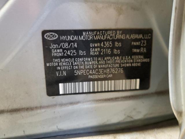 Photo 11 VIN: 5NPEC4AC3EH876276 - HYUNDAI SONATA 