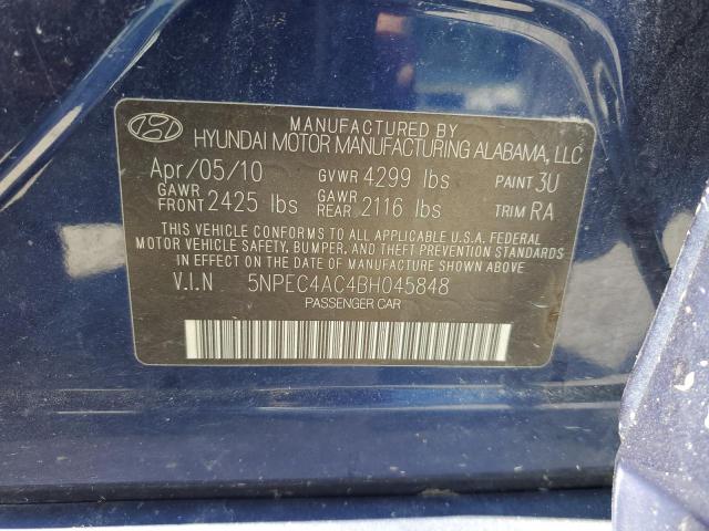 Photo 11 VIN: 5NPEC4AC4BH045848 - HYUNDAI SONATA SE 