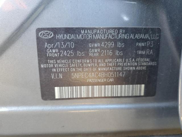 Photo 12 VIN: 5NPEC4AC4BH051147 - HYUNDAI SONATA SE 