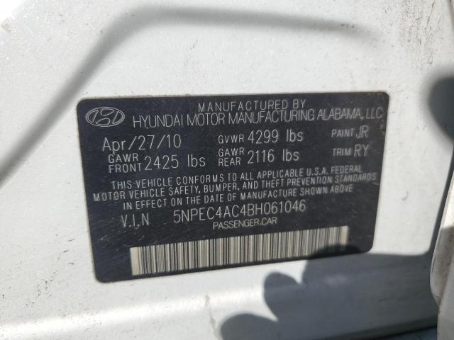 Photo 11 VIN: 5NPEC4AC4BH061046 - HYUNDAI SONATA SE 