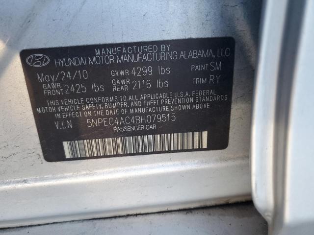 Photo 9 VIN: 5NPEC4AC4BH079515 - HYUNDAI SONATA SE 