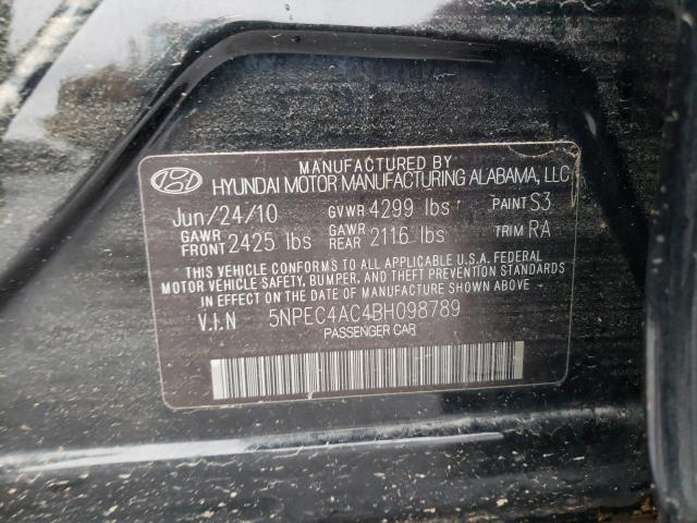 Photo 9 VIN: 5NPEC4AC4BH098789 - HYUNDAI SONATA SE 