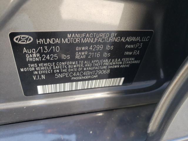 Photo 9 VIN: 5NPEC4AC4BH129068 - HYUNDAI SONATA SE 