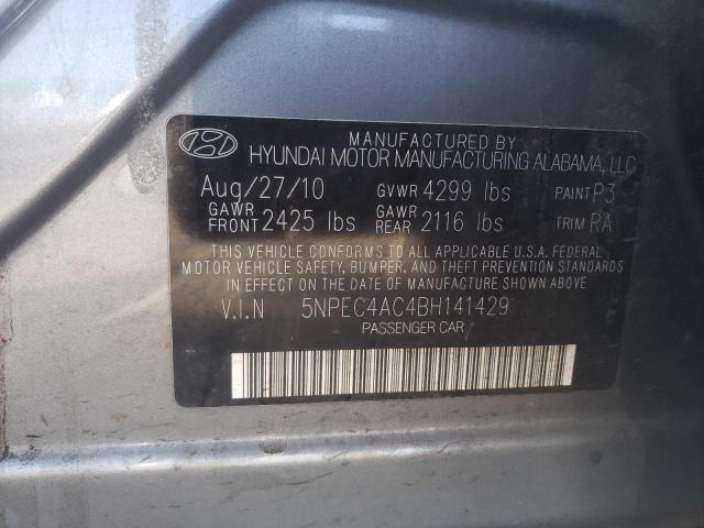 Photo 11 VIN: 5NPEC4AC4BH141429 - HYUNDAI SONATA SE 