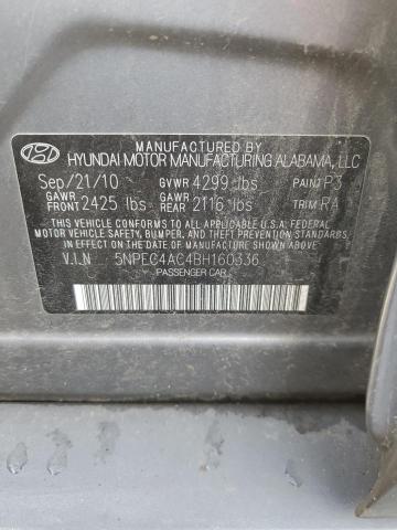 Photo 11 VIN: 5NPEC4AC4BH160336 - HYUNDAI SONATA SE 