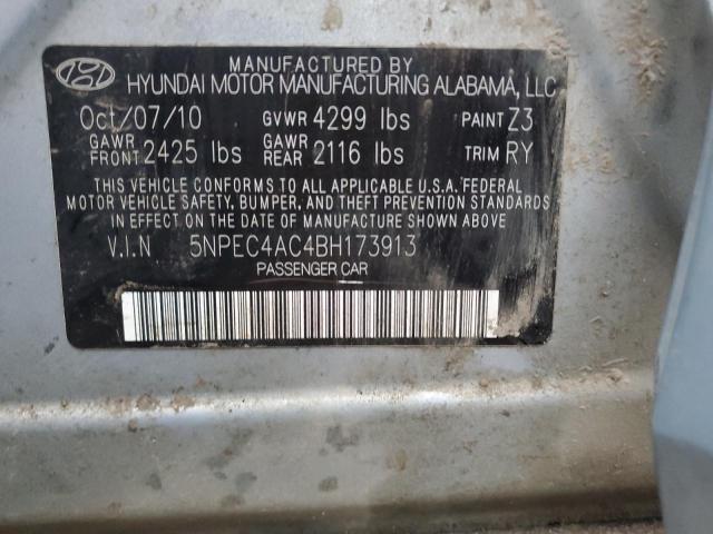 Photo 11 VIN: 5NPEC4AC4BH173913 - HYUNDAI SONATA 