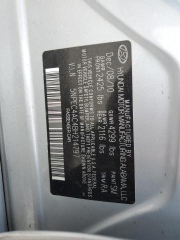 Photo 11 VIN: 5NPEC4AC4BH214797 - HYUNDAI SONATA 