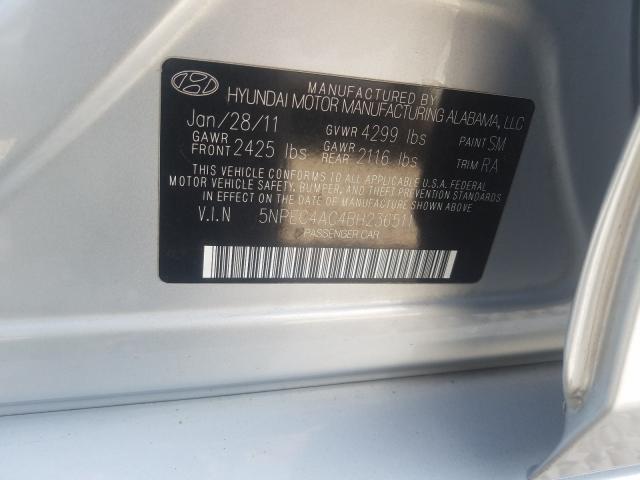 Photo 9 VIN: 5NPEC4AC4BH236511 - HYUNDAI SONATA SE 