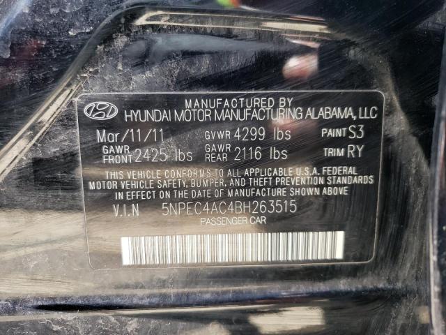 Photo 12 VIN: 5NPEC4AC4BH263515 - HYUNDAI SONATA 