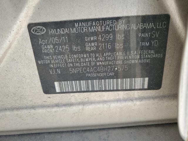 Photo 11 VIN: 5NPEC4AC4BH277575 - HYUNDAI SONATA 