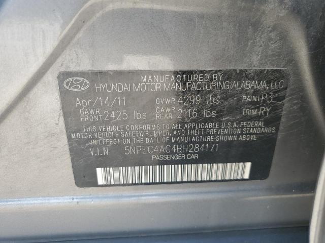 Photo 11 VIN: 5NPEC4AC4BH284171 - HYUNDAI SONATA 