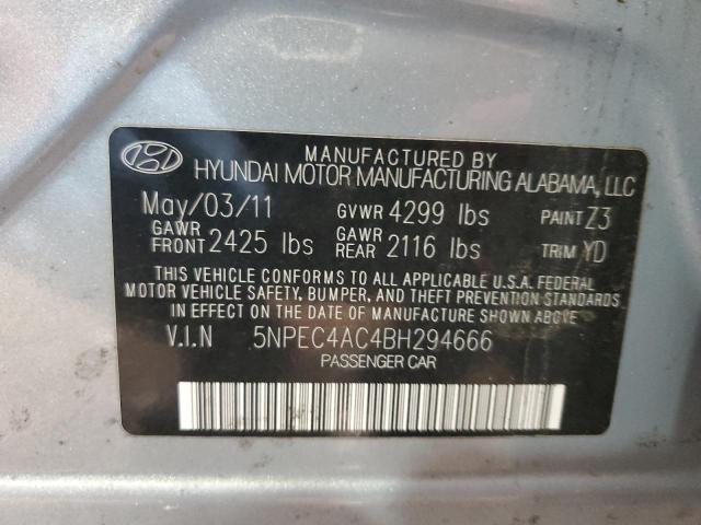 Photo 12 VIN: 5NPEC4AC4BH294666 - HYUNDAI SONATA 