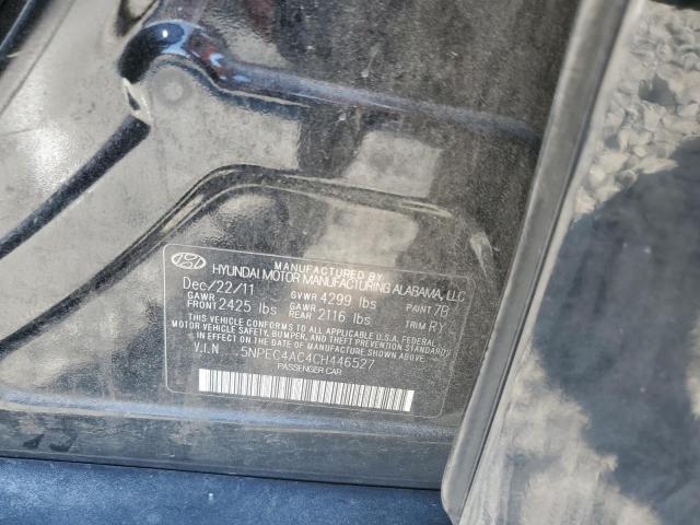 Photo 11 VIN: 5NPEC4AC4CH446527 - HYUNDAI SONATA SE 