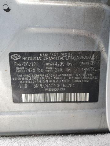 Photo 11 VIN: 5NPEC4AC4CH468284 - HYUNDAI SONATA SE 