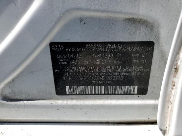 Photo 11 VIN: 5NPEC4AC4DH523270 - HYUNDAI SONATA SE 