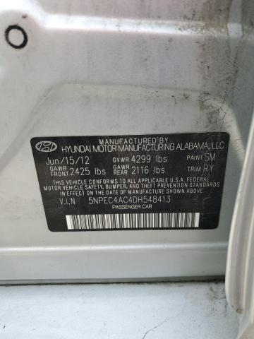 Photo 11 VIN: 5NPEC4AC4DH548413 - HYUNDAI SONATA SE 