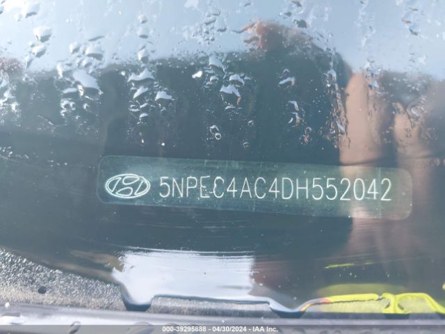 Photo 8 VIN: 5NPEC4AC4DH552042 - HYUNDAI SONATA 