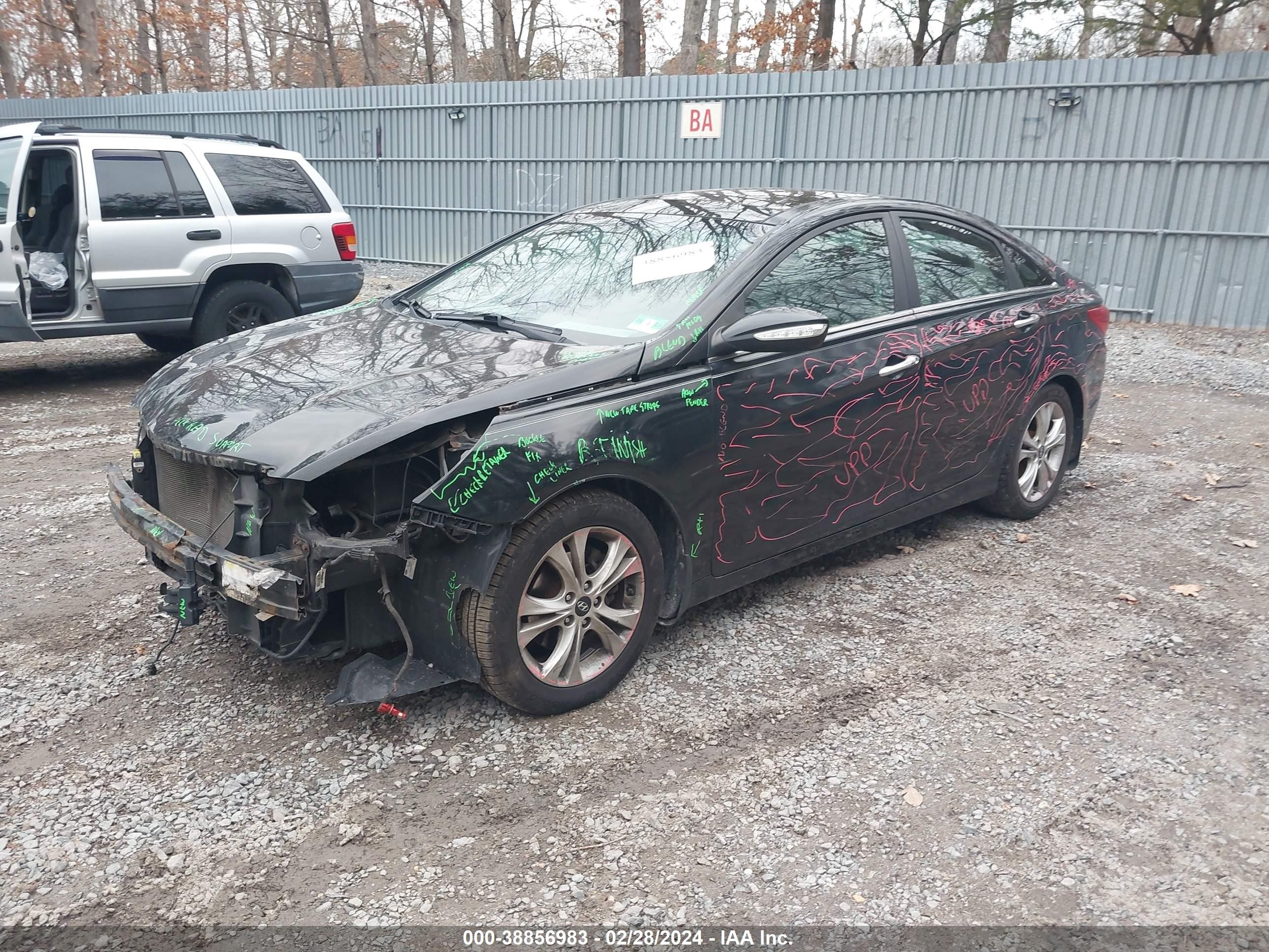 Photo 1 VIN: 5NPEC4AC4DH601532 - HYUNDAI SONATA 