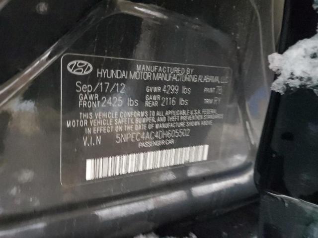 Photo 11 VIN: 5NPEC4AC4DH605502 - HYUNDAI SONATA SE 