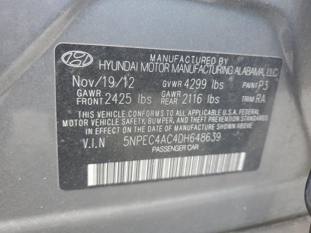 Photo 12 VIN: 5NPEC4AC4DH648639 - HYUNDAI SONATA SE 