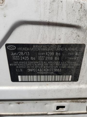 Photo 11 VIN: 5NPEC4AC4DH773883 - HYUNDAI SONATA 