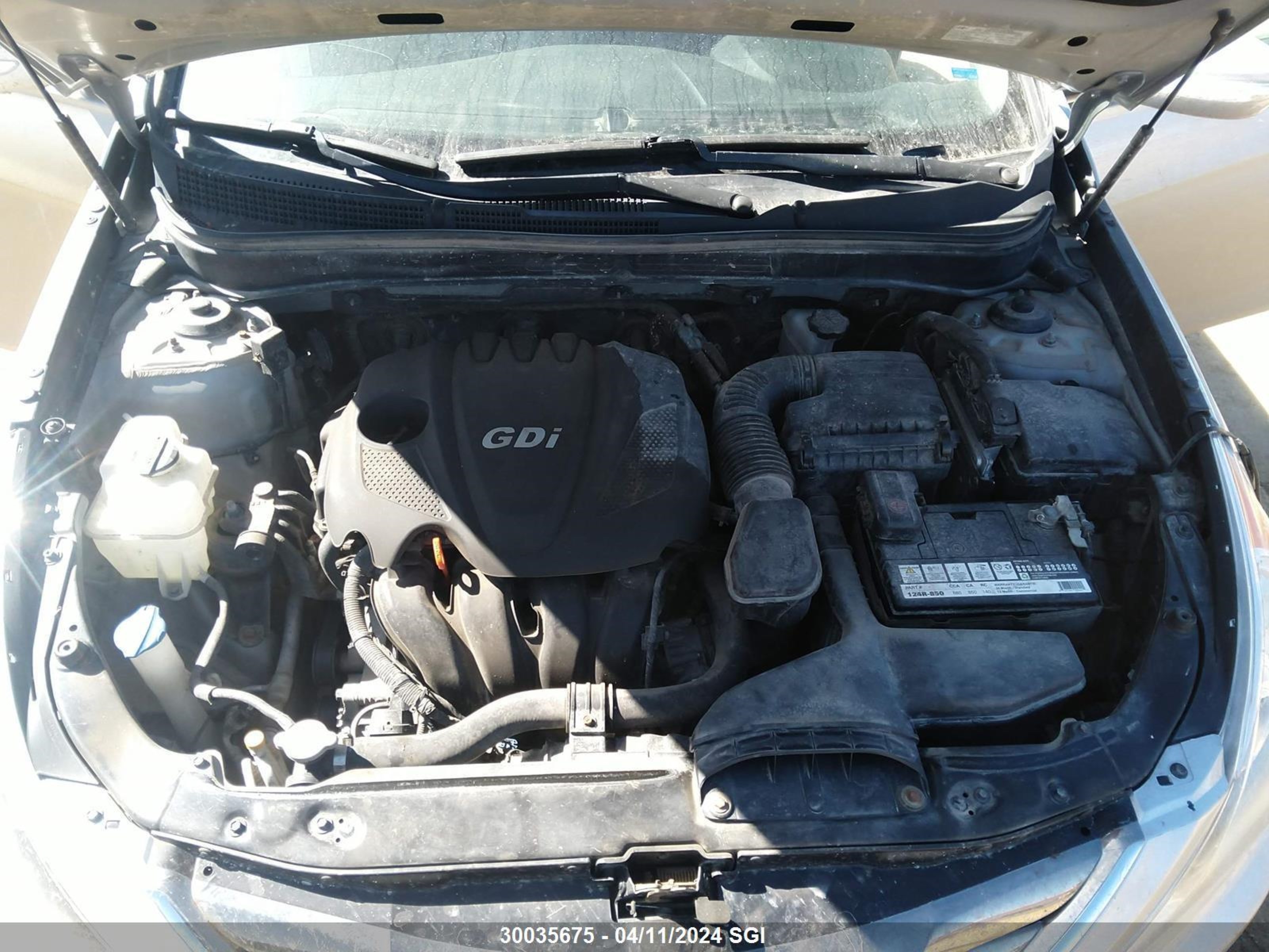 Photo 9 VIN: 5NPEC4AC4DH788397 - HYUNDAI SONATA 