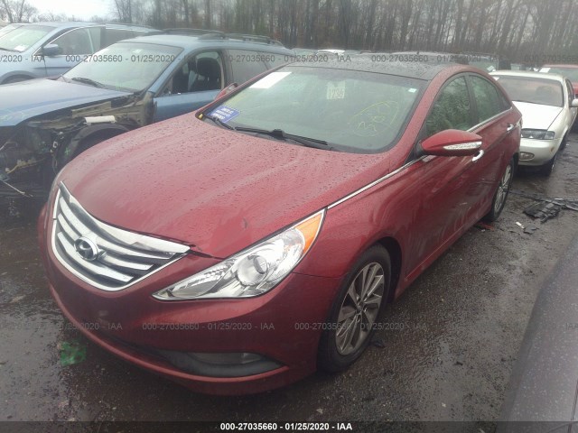 Photo 1 VIN: 5NPEC4AC4EH819195 - HYUNDAI SONATA 