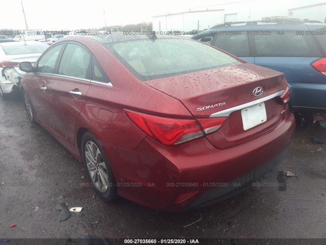 Photo 2 VIN: 5NPEC4AC4EH819195 - HYUNDAI SONATA 