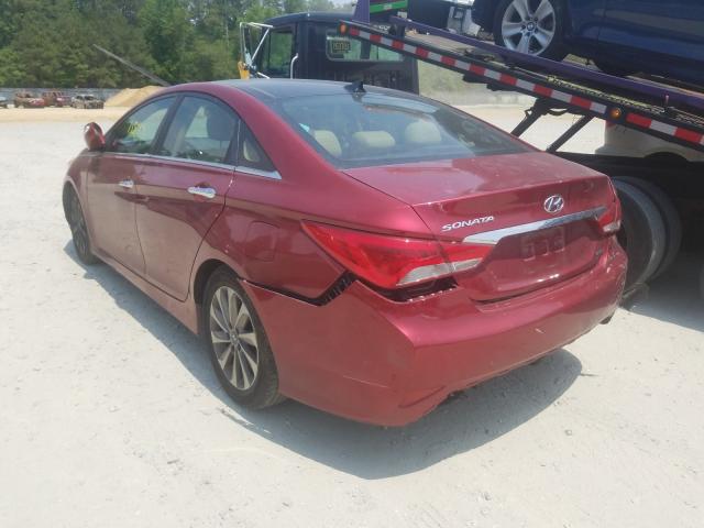 Photo 2 VIN: 5NPEC4AC4EH821383 - HYUNDAI SONATA SE 