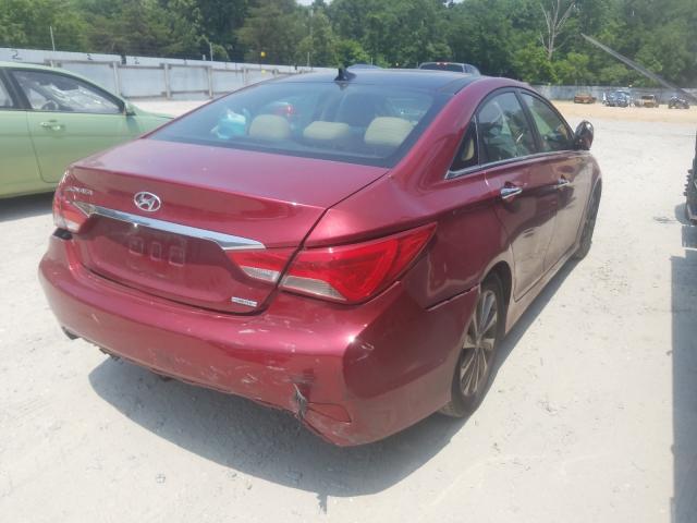 Photo 3 VIN: 5NPEC4AC4EH821383 - HYUNDAI SONATA SE 