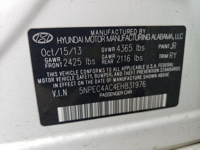 Photo 12 VIN: 5NPEC4AC4EH831976 - HYUNDAI SONATA 