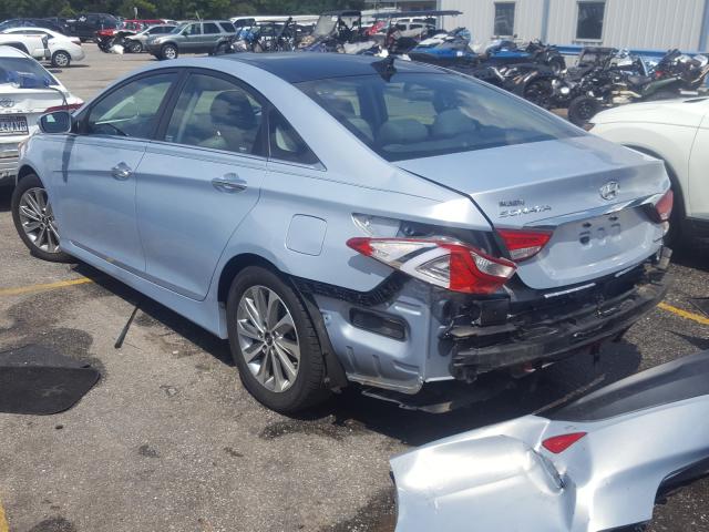 Photo 2 VIN: 5NPEC4AC4EH838278 - HYUNDAI SONATA SE 