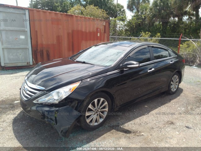 Photo 1 VIN: 5NPEC4AC4EH841309 - HYUNDAI SONATA 