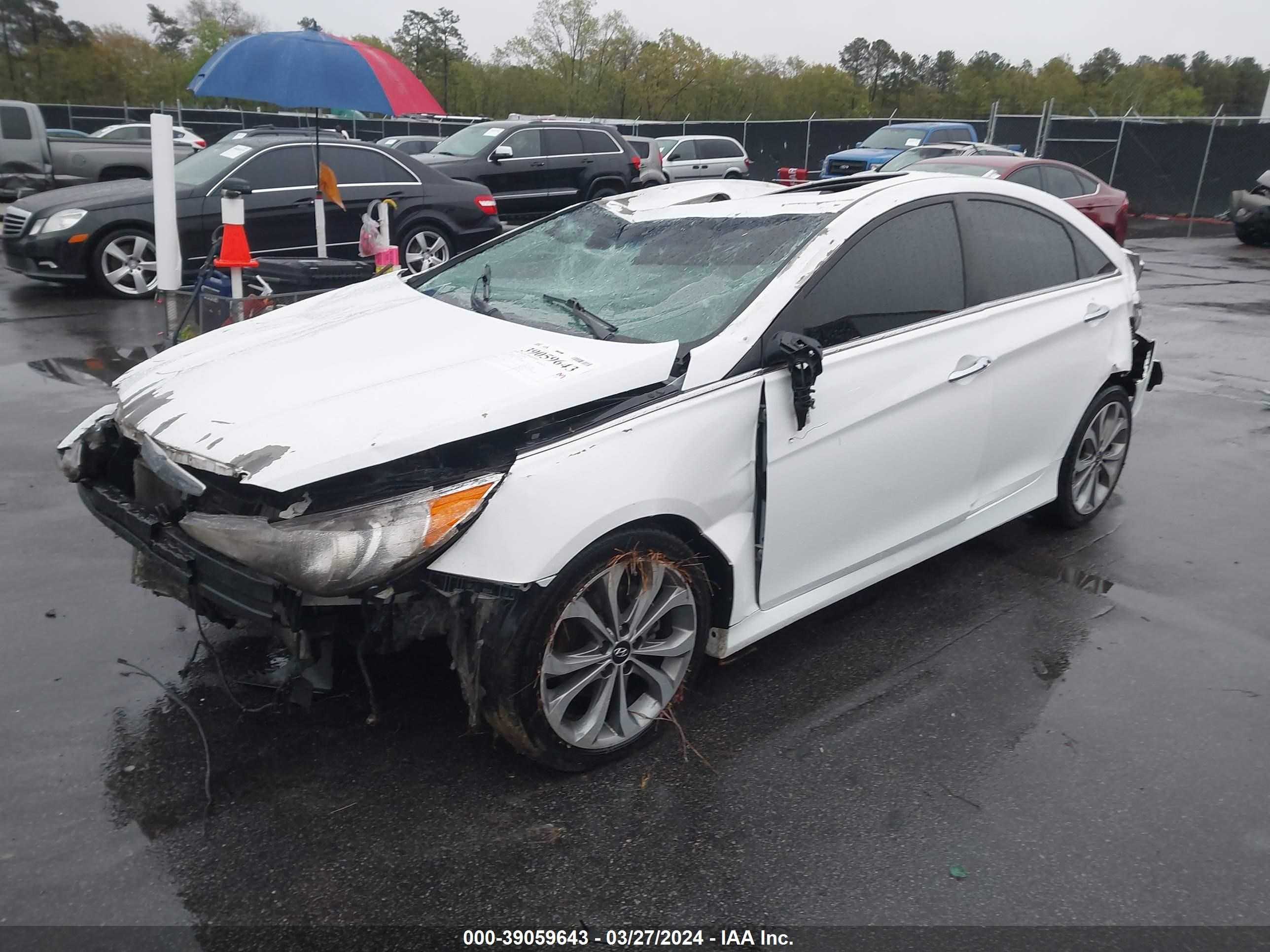 Photo 1 VIN: 5NPEC4AC4EH843576 - HYUNDAI SONATA 