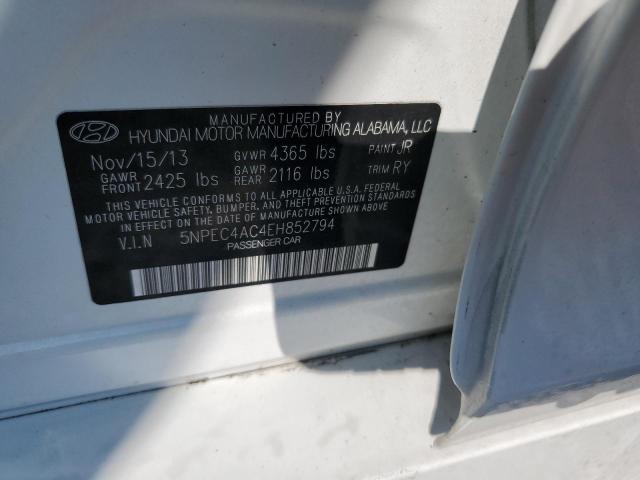 Photo 12 VIN: 5NPEC4AC4EH852794 - HYUNDAI SONATA SE 