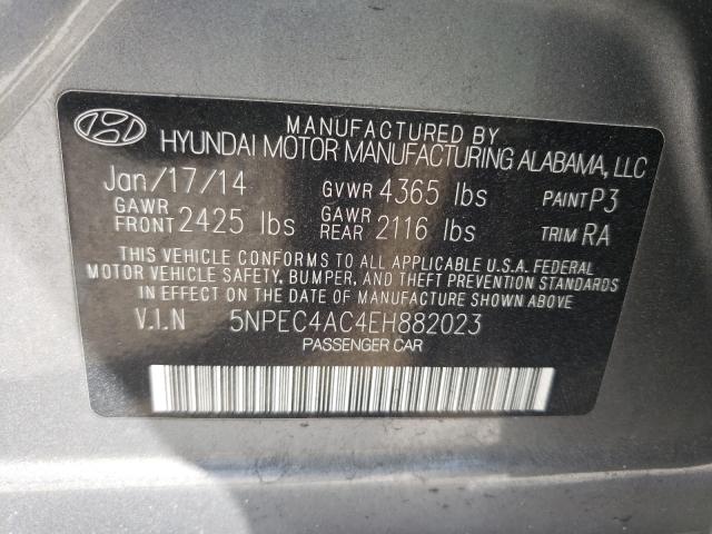 Photo 9 VIN: 5NPEC4AC4EH882023 - HYUNDAI SONATA SE 