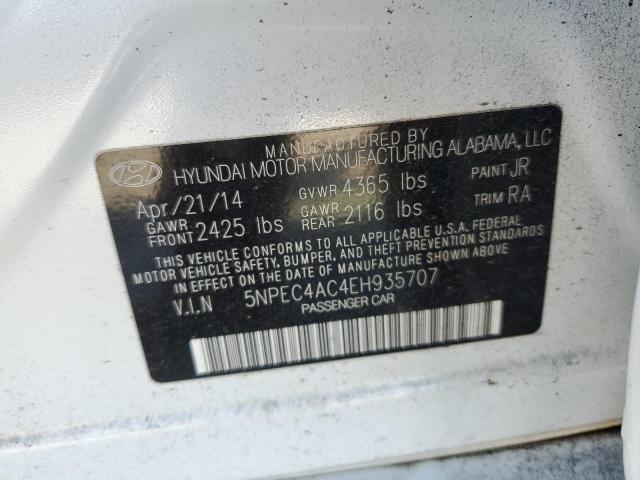 Photo 11 VIN: 5NPEC4AC4EH935707 - HYUNDAI SONATA 