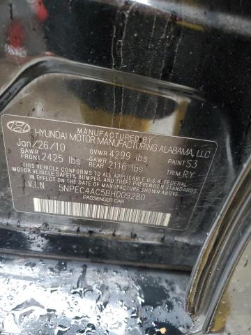 Photo 11 VIN: 5NPEC4AC5BH009280 - HYUNDAI SONATA SE 