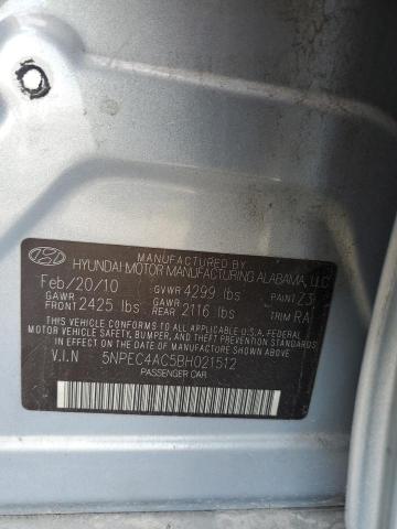 Photo 11 VIN: 5NPEC4AC5BH021512 - HYUNDAI SONATA 