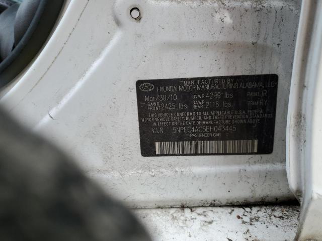 Photo 11 VIN: 5NPEC4AC5BH043445 - HYUNDAI SONATA 