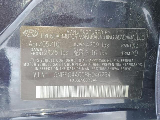 Photo 12 VIN: 5NPEC4AC5BH046264 - HYUNDAI SONATA 