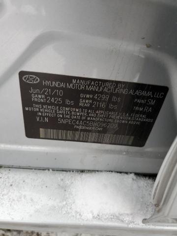 Photo 11 VIN: 5NPEC4AC5BH096209 - HYUNDAI SONATA 