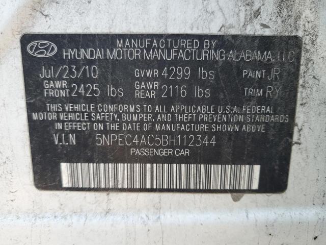 Photo 11 VIN: 5NPEC4AC5BH112344 - HYUNDAI SONATA 